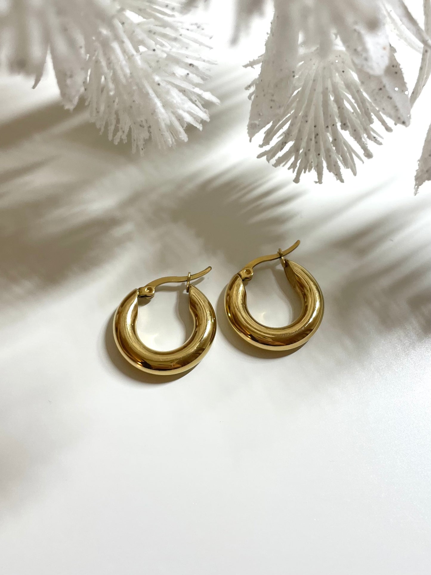 Monroe Chunky Hoop Earings